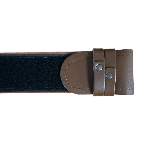 Brown Leather Adjustable Kilt Belt