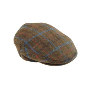 CapHarris Tweed Brown Check Kids 