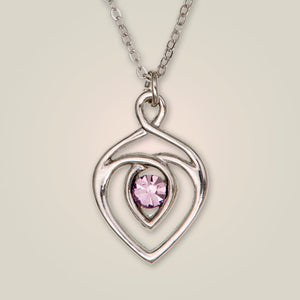 Celtic Heart Pendant Necklace 