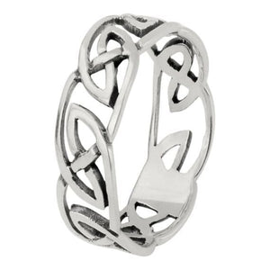 Celtic Knotwork Plated Ring 9155