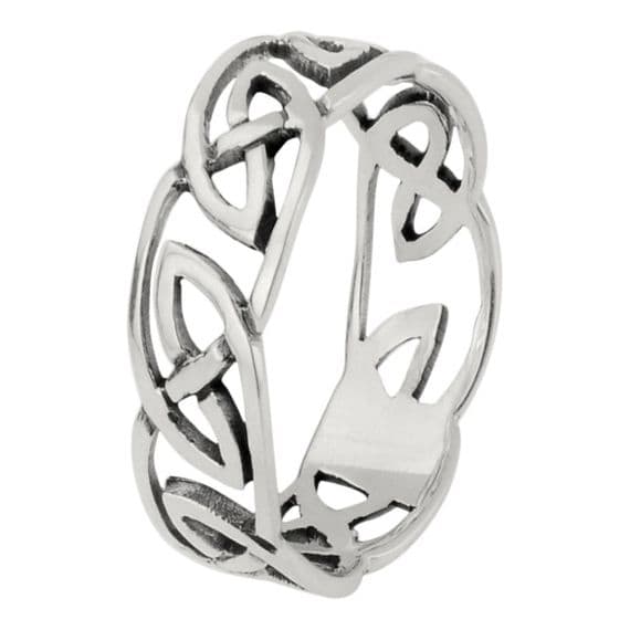 Celtic Knotwork Plated Ring 9155