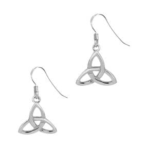 Celtic Trinity Knot Drop Earings.