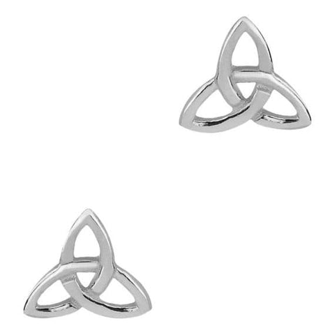 Celtic Trinity Knot Stud Earings 