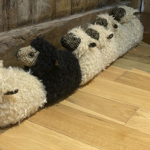 Dora Designs Black Sheep Draught Excluder