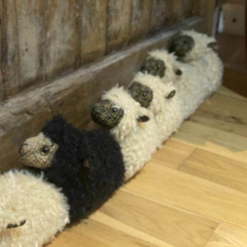 Dora Designs Black Sheep Draught Excluder