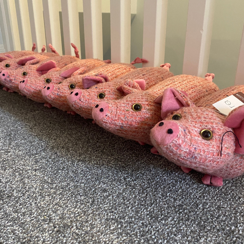 Dora Designs Pig Draught Excluder