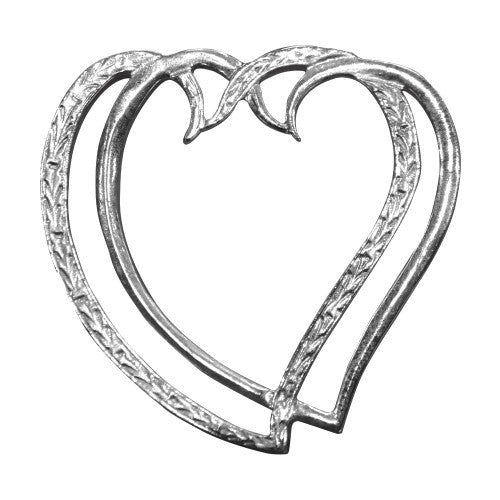 Double Heart Luckenbooth Brooch 