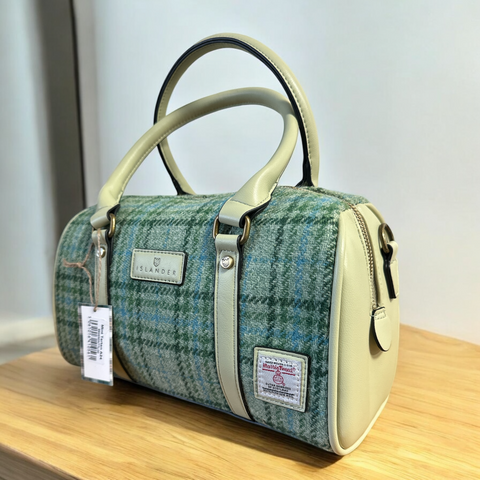 Harris Tweed Duffle Bag Mint 8846