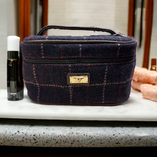 Harris Tweed Cosmetic Make Up Bags