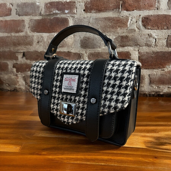 Harris Tweed Mini Satchel Dogtooth