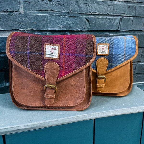 Harris Tweed Saddle Bag