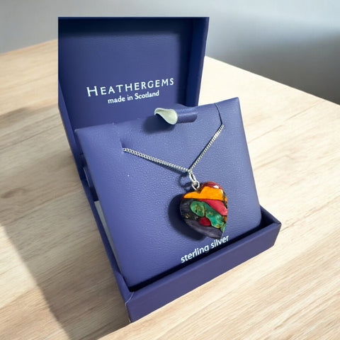 Heathergems Small Heart Necklace