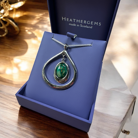 Heathergems Open Tearlach Pendant 