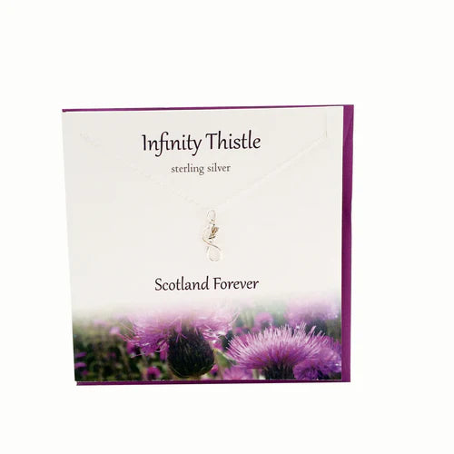 Infinity Thistle Scottish Pendant 