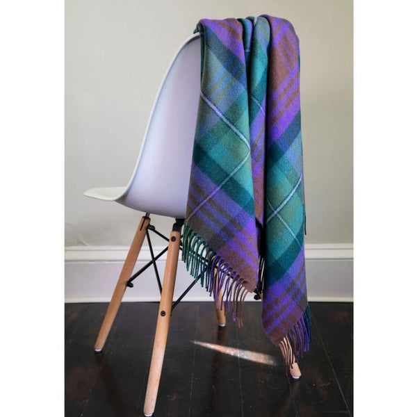 Isle of Skye Tartan wool Blanket 