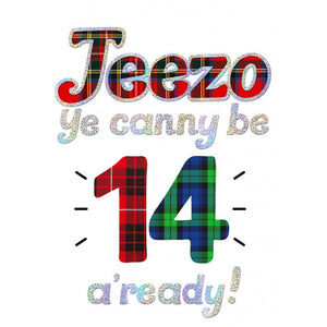 Jeezo 14 card