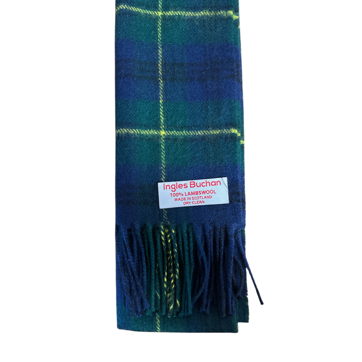 Johnston Tartan Lambswool Scarf Made In Scotland