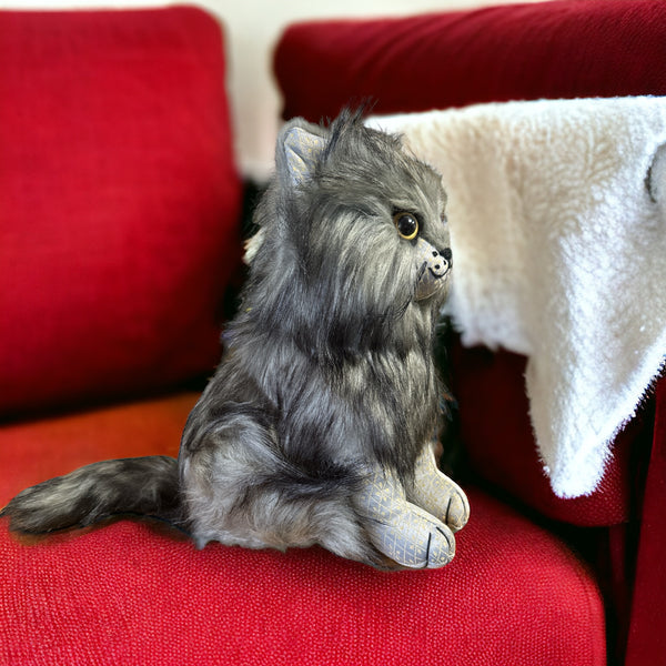 Maine Coon Cat Doorstop Dora Designs.