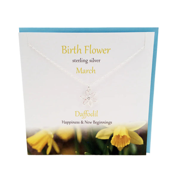 March Flower Necklace