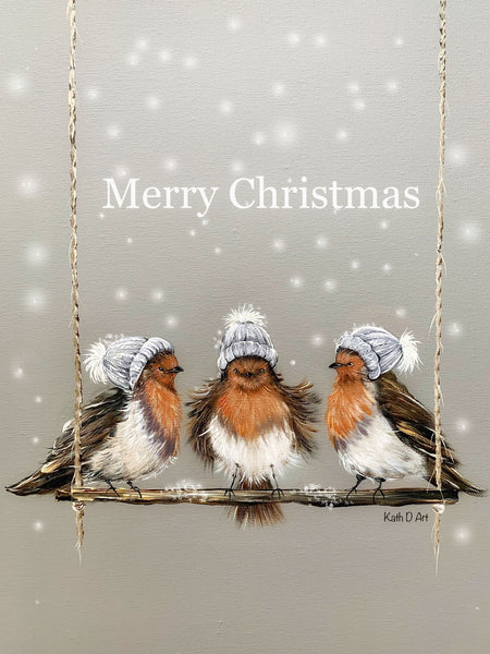 Merry Christmas Robin Christmas Card