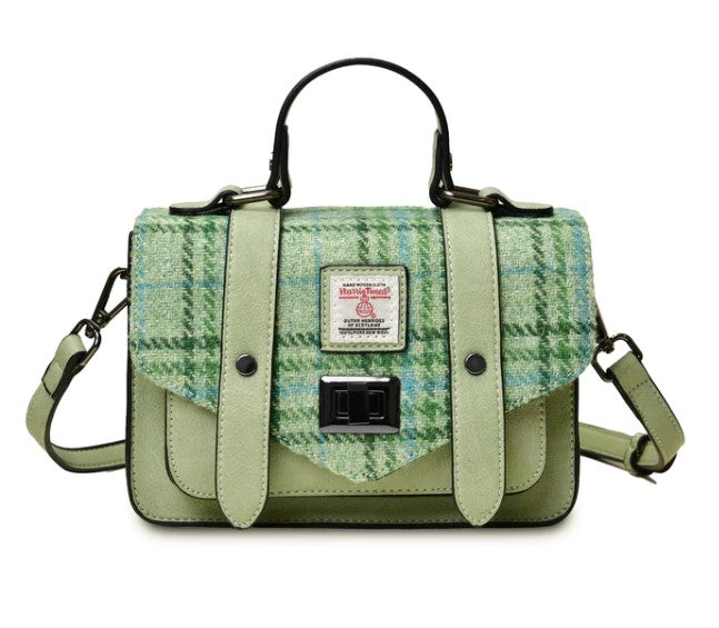 Mint Harris Tweed Bag