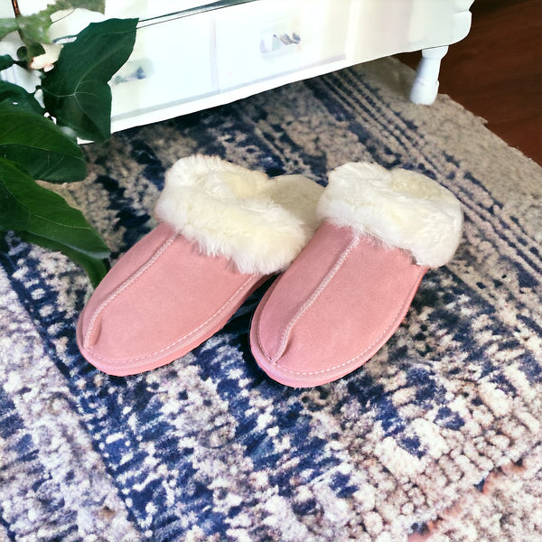 Pink Sheepskin slippers
