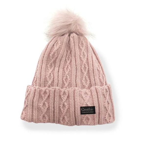 Pink Pom Pom Hat 