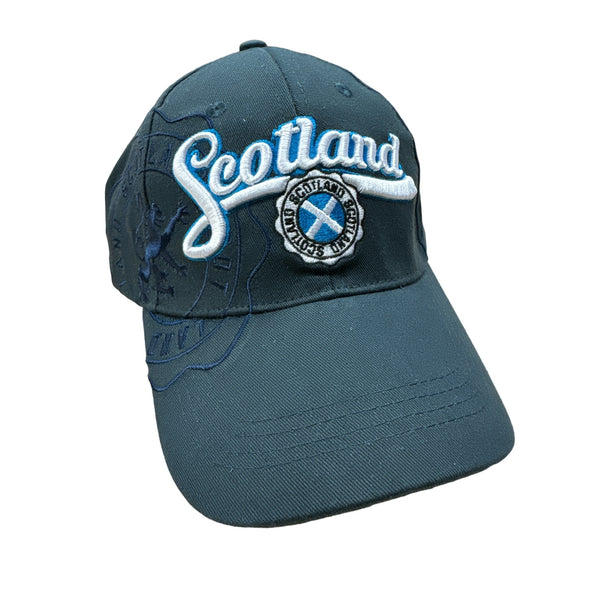 Scotland Baseball cap lion rampant and saltire.j