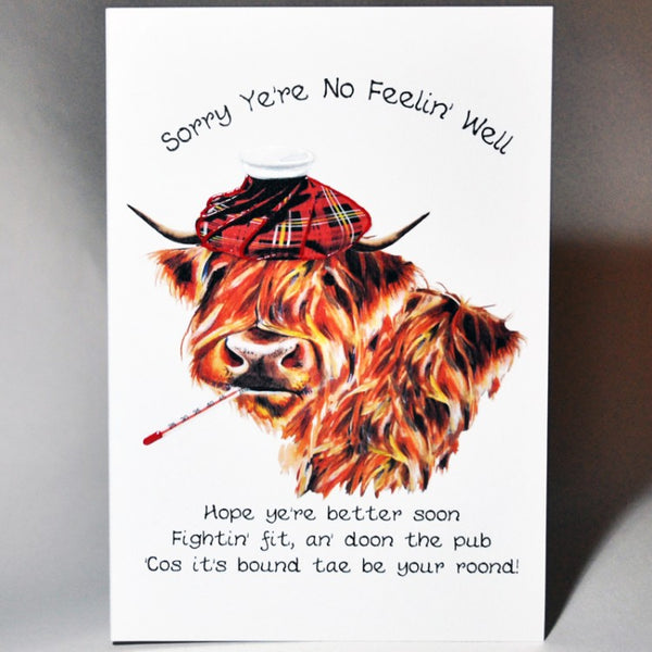 Scottish Get Well Card GW08