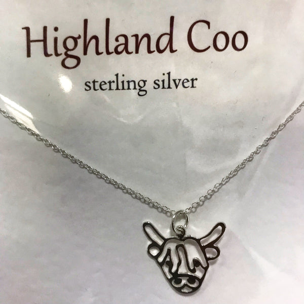 Scottish Highland Cow Pendant