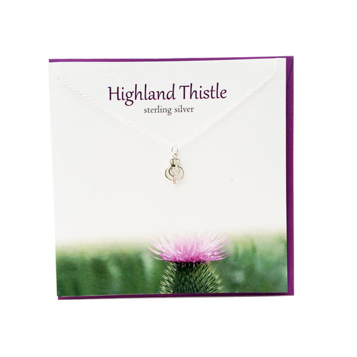 Scottish Highland Thistle Pendant 