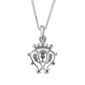 Scottish Luckenbooth Silver Pendant