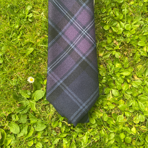 Scottish Thistle Tartan Wool Tie 