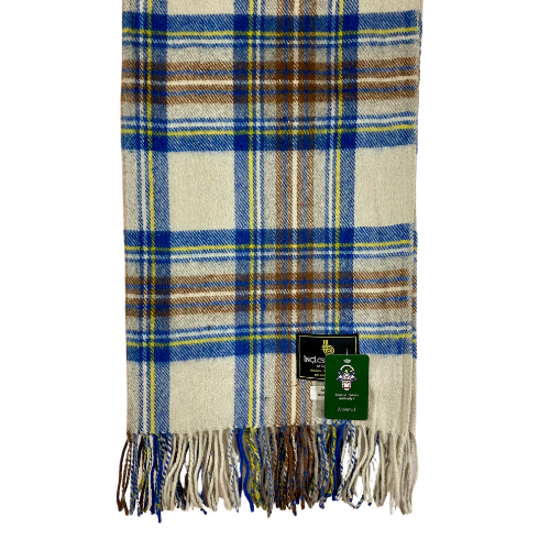 Stewart Blue Tartan Knee Blanket