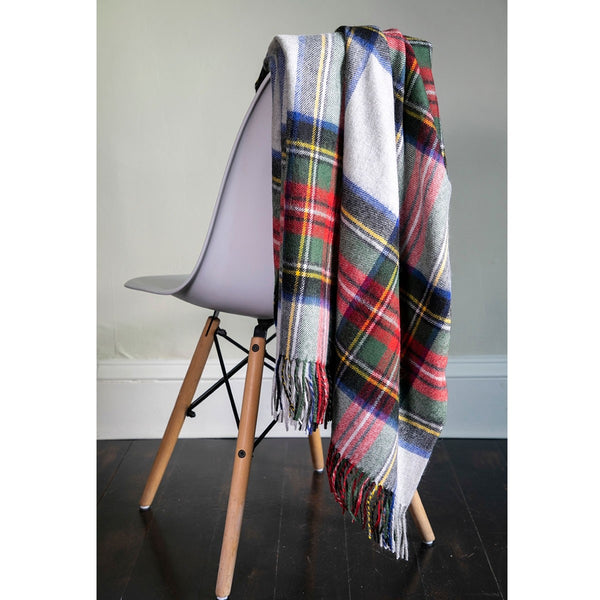 Stewart Dress Tartan Wool Blanket 