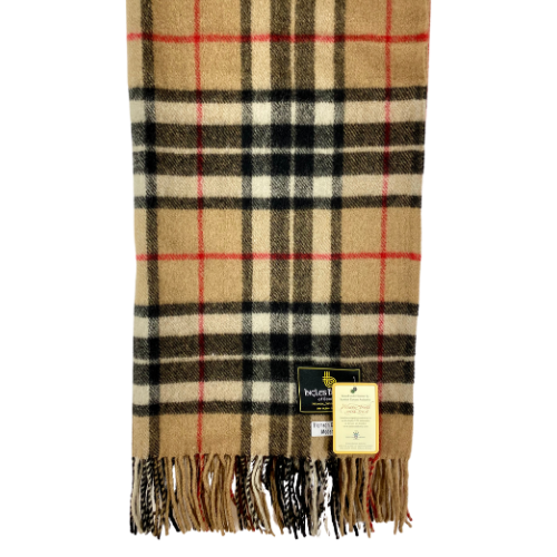 Thomson-Camel-Modern Tartan Knee Blanket