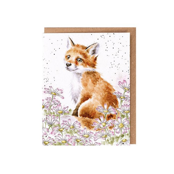 Wrendale Seed Greeting Card Fox