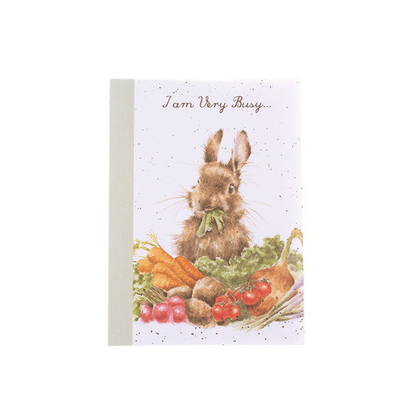 Wrendale rabbit Notebook  am very Busy