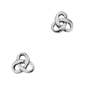 celtic trinity knot stud earings 0865