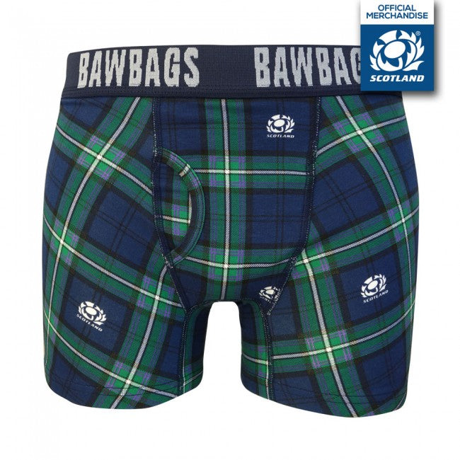 scotland rugby tartan boxers bawbags