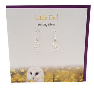 Owl Silver Earings