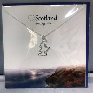 Scotland Map Pendant