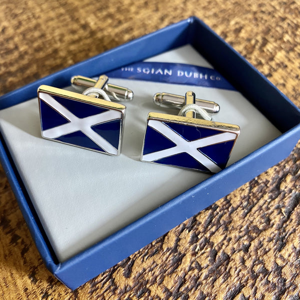 St Andrews Saltire Cufflinks